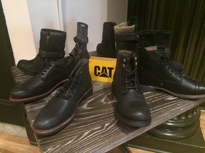cat heel shoe with runner sole